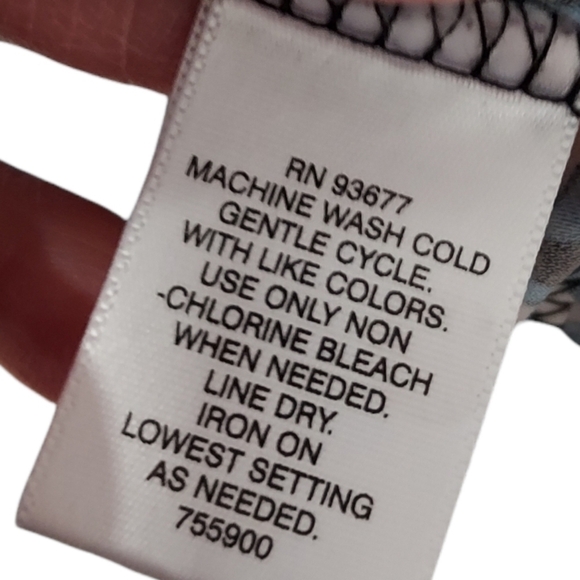 Liz Claiborne dress med rn#93677 blue and white - Picture 5 of 5